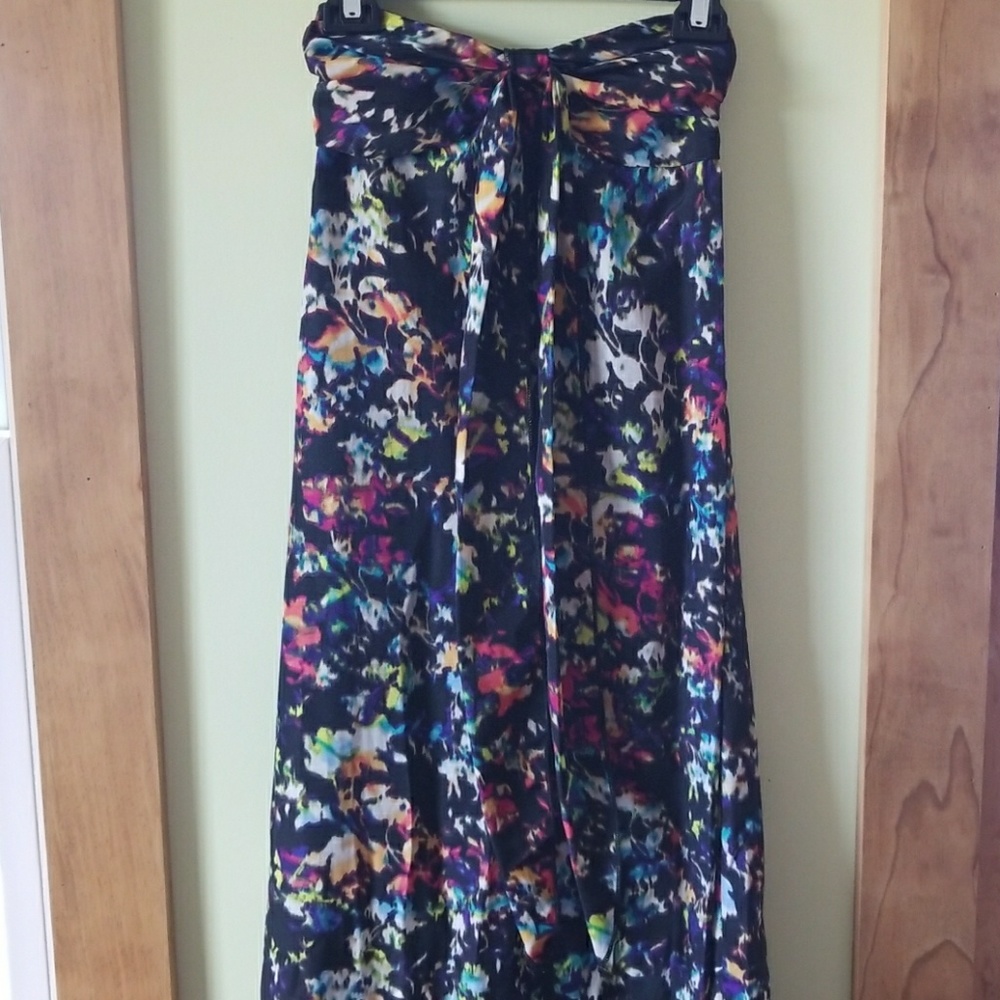Watercolor maxi dress